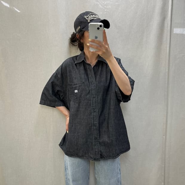 LEE 리 데님 반팔 셔츠/#3794