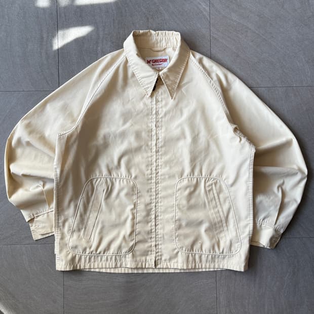 70년대 생산 맥그리거 드리즐러 연베이지 자켓