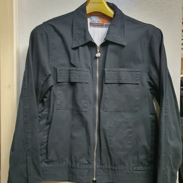 폴 프랭크 블랙 데님자켓 