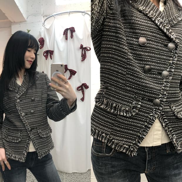 Monochrome muse tweed