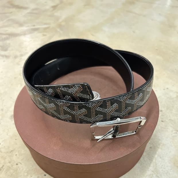 고야드 벨트 블랙