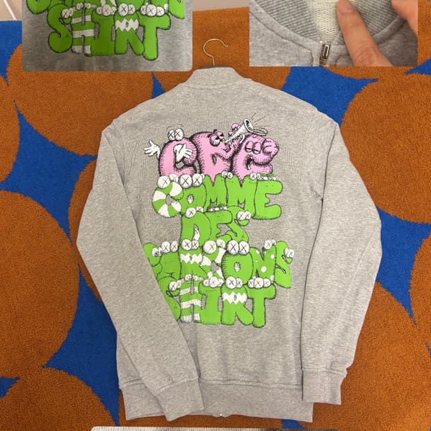 Cdg shirt +Caws 콜라보 봄버 집업 자켓 From EU🇪🇺