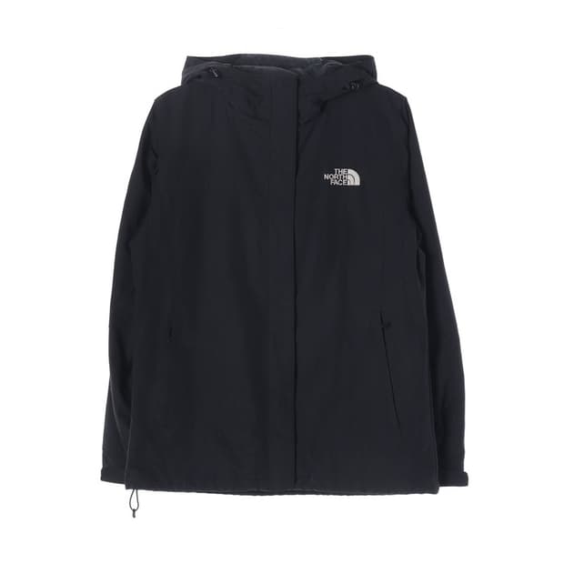 노스페이스 여성용 블랙 후드 마운틴 자켓 85
