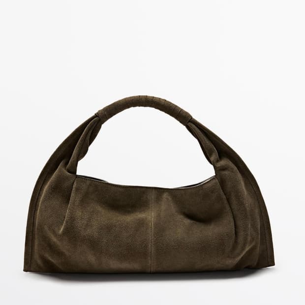 Massimo Dutti 스웨이드 백 미니사이즈