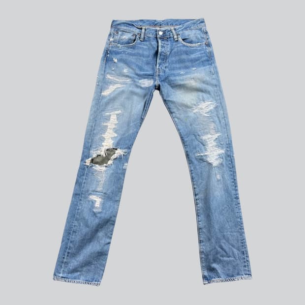 Levi's 501  데미지 데님팬츠