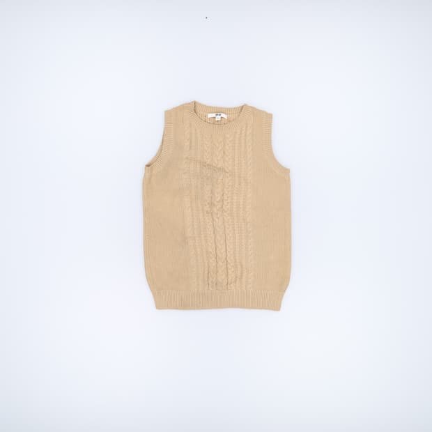 [S] 유니클로 여성 꽈배기 니트조끼 0107H1