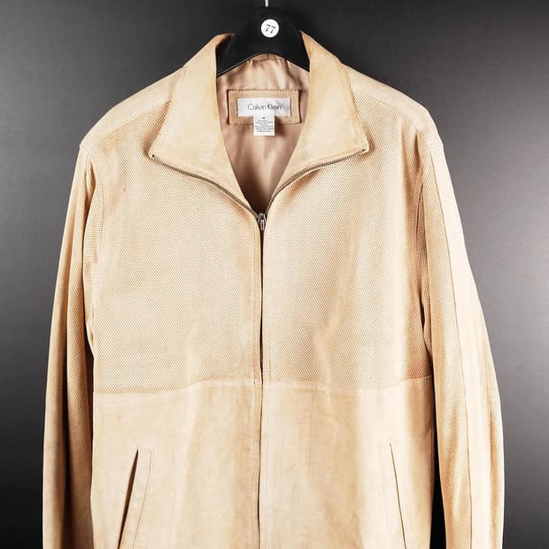 캘빈클라인 스웨이드자켓