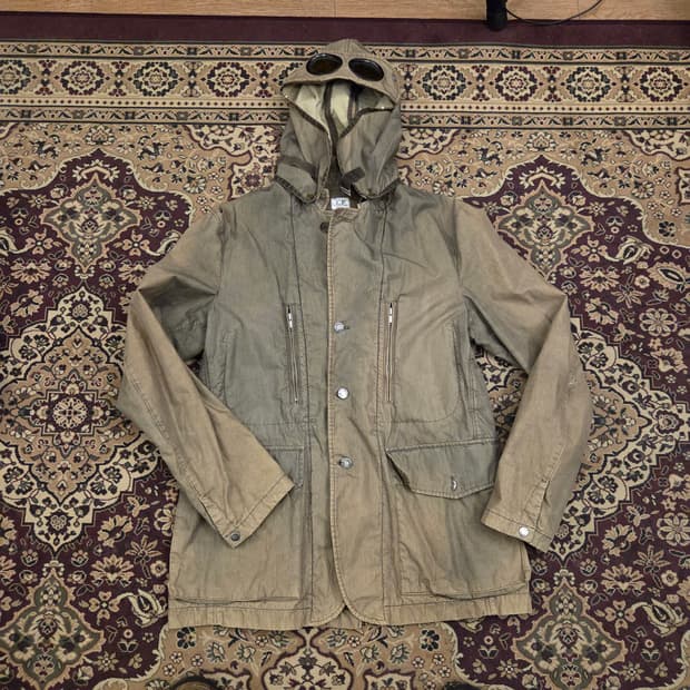 cp컴퍼니 고글 후드 자켓