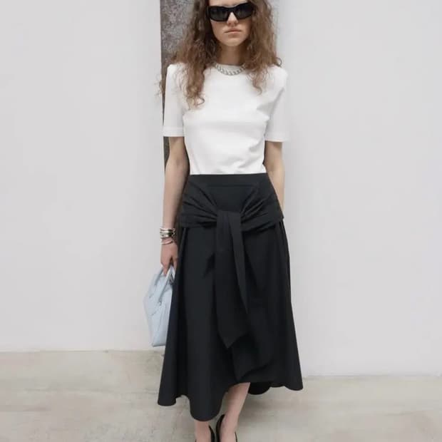 오르 체인넥 니트 아이보리 m