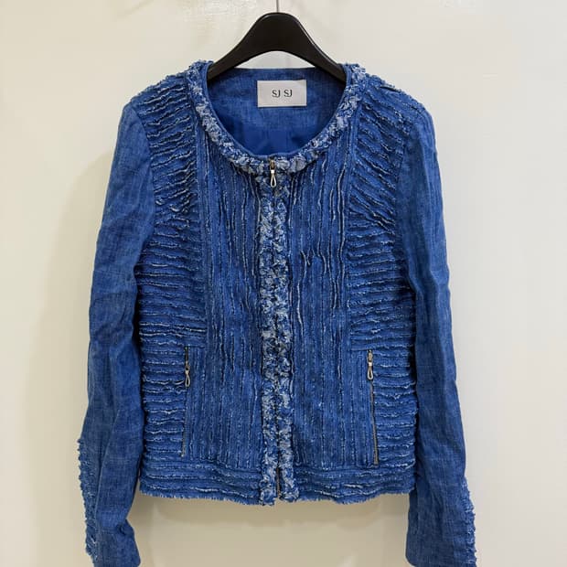 한섬 sjsj 블루종 자켓 정품