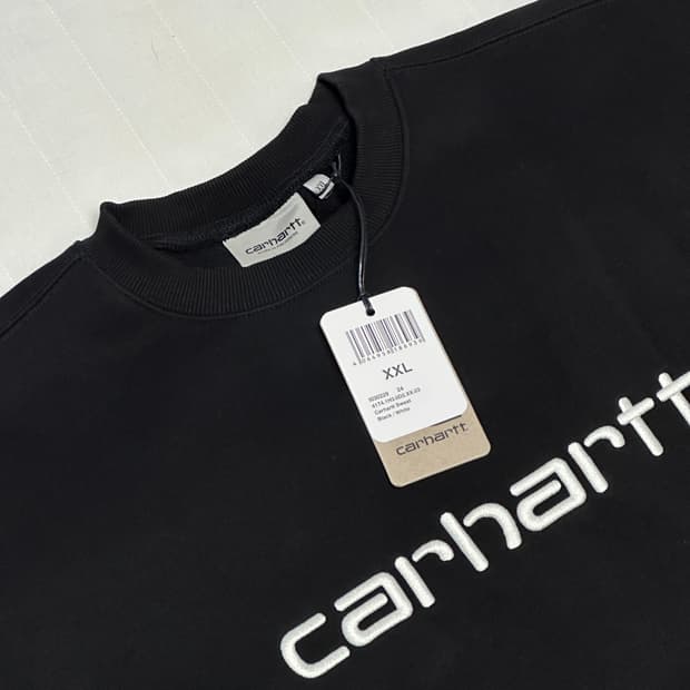 [xxl] 칼하트 wip 맨투맨 스웨트셔츠 블랙