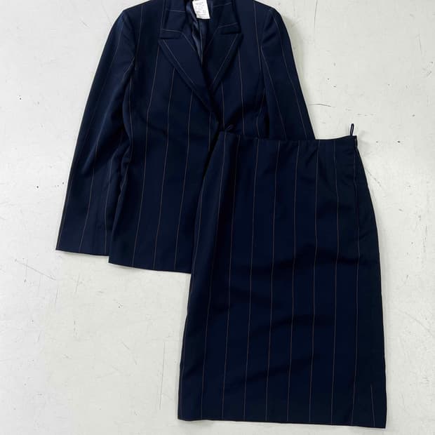 지아니 베르사체 98fw 스트라이프 셋업