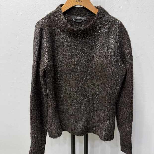 정품) 막스마라 니트 스웨터 브라운 S