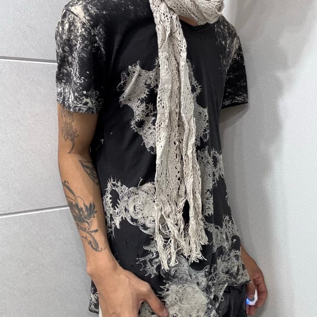 19. Ivory grunge scarf 2.2
