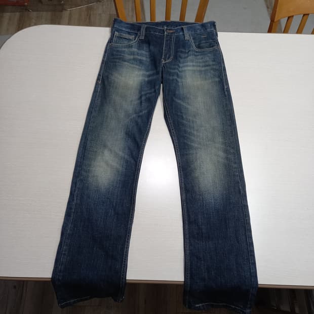 30 리바이스514 워싱 일자진 진청 30-177