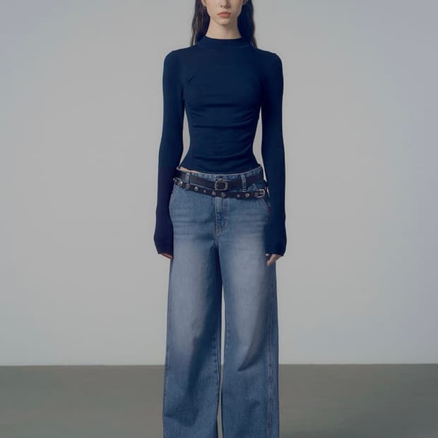 RAIVE 와이드 데님 팬츠