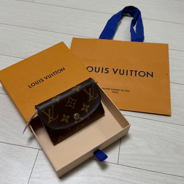 루이비통 로잘리 코인퍼스 카드지갑 핑크