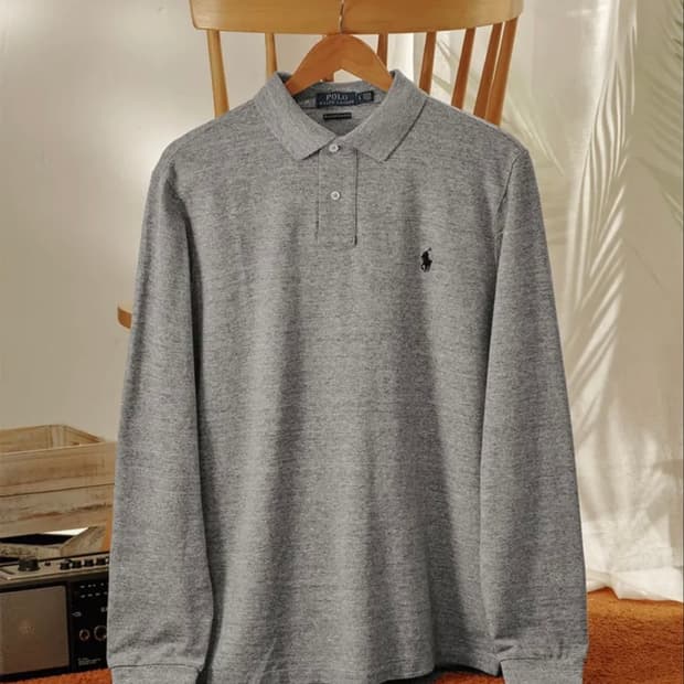 폴로 카라 티셔츠 그레이