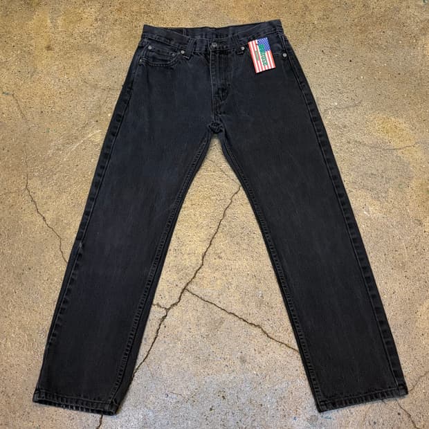 00s 미국 빈티지 리바이스 505 블랙진 청바지