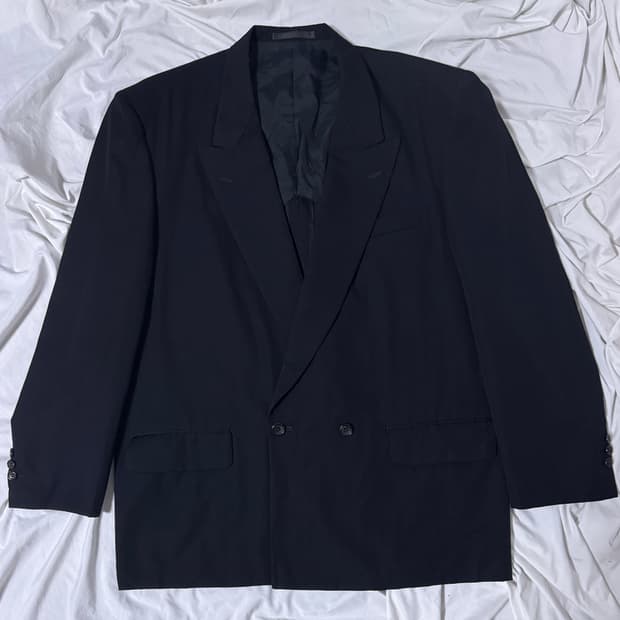 90s 꼼데가르송 옴므 더블 브레스티드 울 자켓