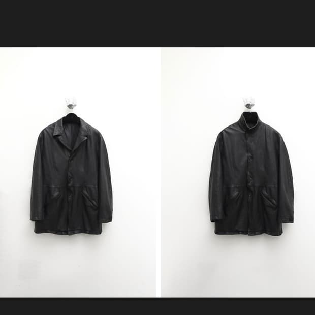 유스 워시드 레더 자켓 구매