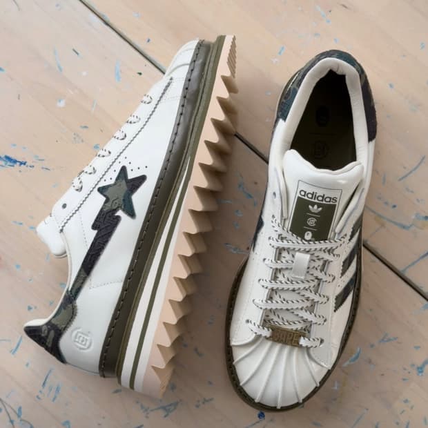 아디다스 x 베이프 x 에디슨 첸 클랏 슈퍼스타 280