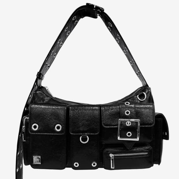 블랙퍼플 포트리스 가방