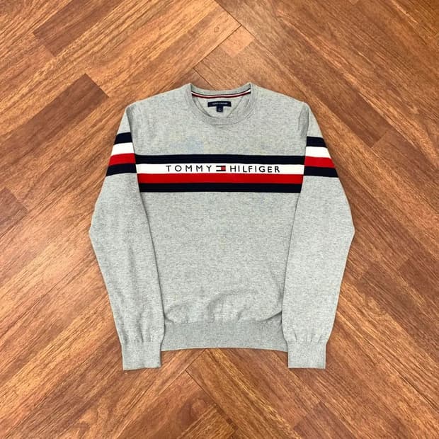 M 타미힐피거 라운드 니트 