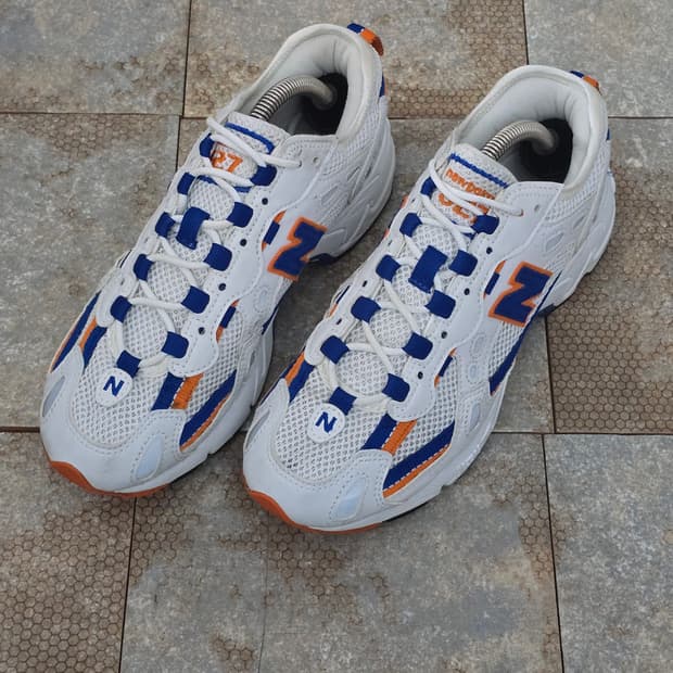 (240)뉴발란스 827 블루 오렌지 