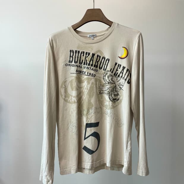 (XL) Buckaroo 버커루 락시크 긴팔티