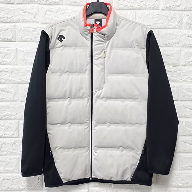 택포)데상트 남성 하이브리드 덕다운 집업 105