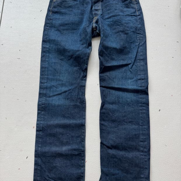 리바이스 501 진청 데님 팬츠  W36 L34  