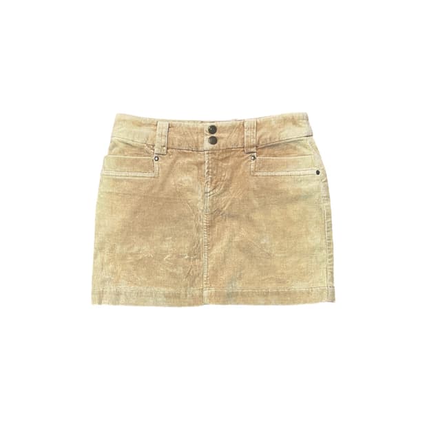 세실맥비 코듀로이 미니스커트
