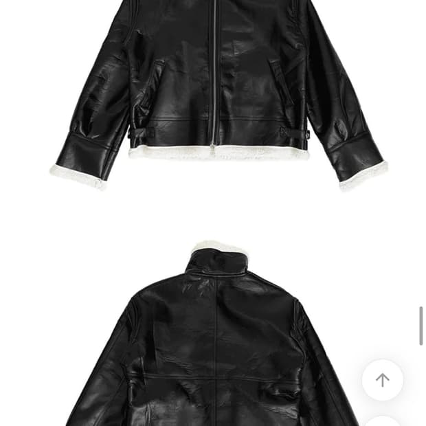 애니원모어 무스탕 블랙(Free)