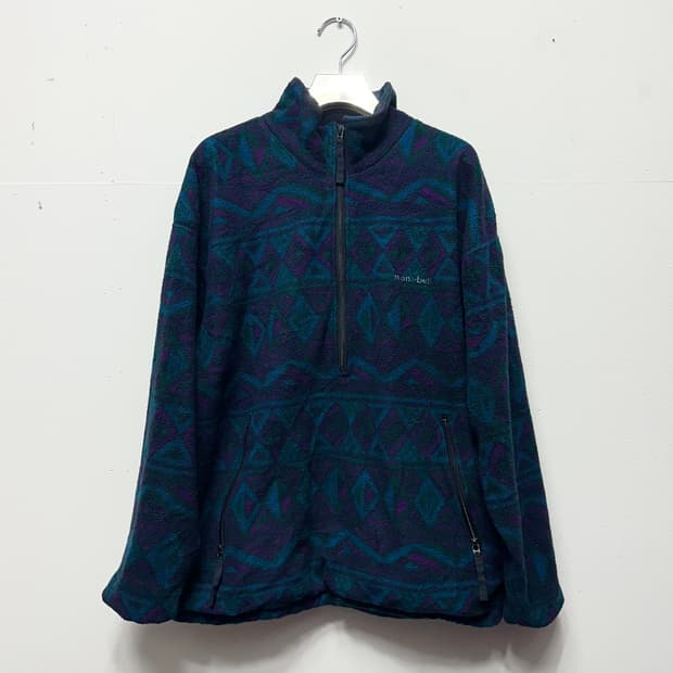 jpn 재팬 몽벨 에스닉 아노락 플리스