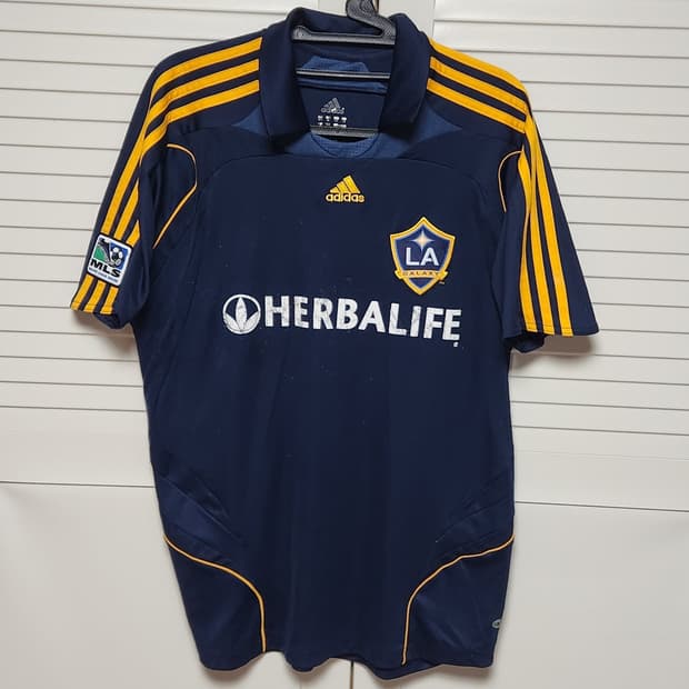 07-08 LA 갤럭시 어웨이 아디다스 유니폼 반팔