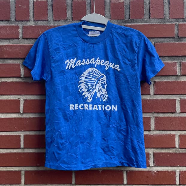 Hanes 마사페콰 반팔 티셔츠 블루