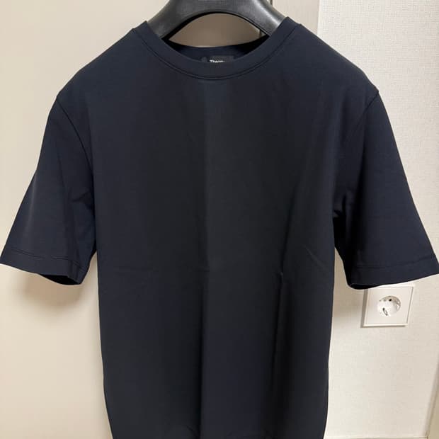 남성 띠어리 반팔티셔츠 블랙 L사이즈