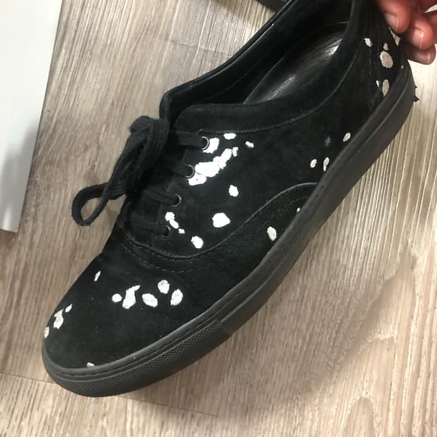 까르뱅 벚꽃자수 스니커 반스 어센틱