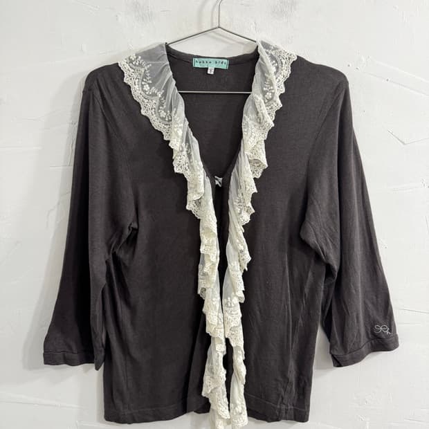 Hakka kids lace cardigan