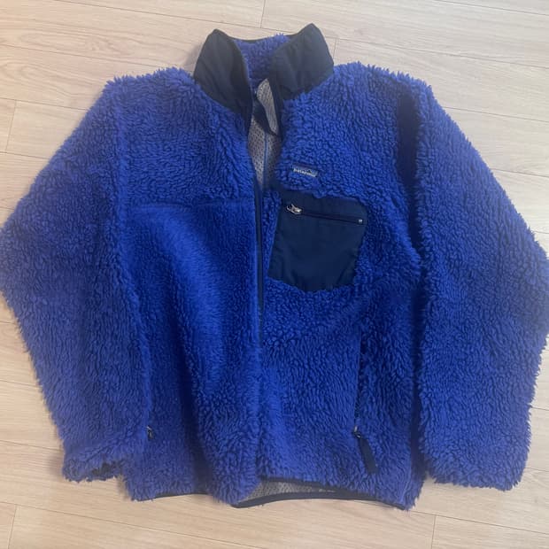 파타고니아 딥파일 블루 L