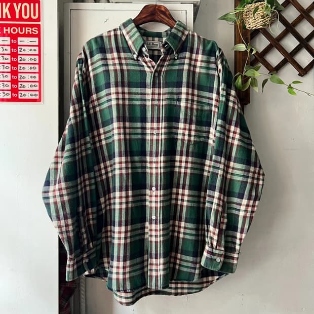 [L]엘엘빈 NORTHWOODS 마운틴 플란넬 셔츠