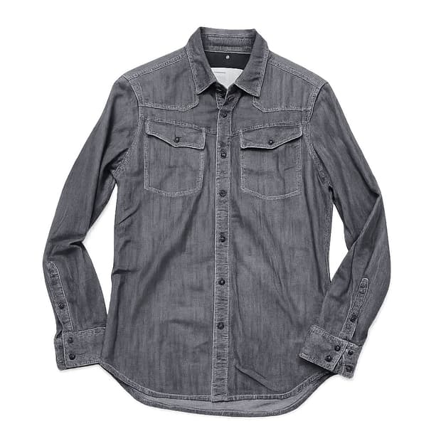 G-STAR RAW  그레이 웨스턴 데님 셔츠 
