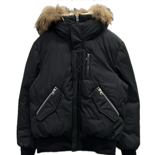 맥케이지 딕슨 16FW 투인원 노르딕 테크 다운 봄버 내츄럴 퍼 블랙