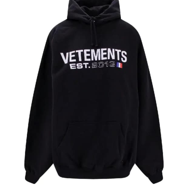 베트멍  플래그 로고 프린팅 후드 S 블랙