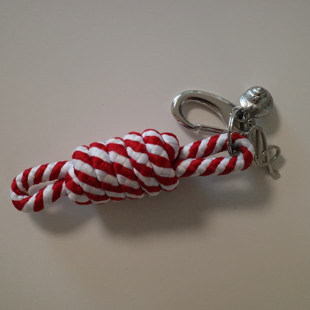 애프터프레이 스트라이프 코코 로프 키링 