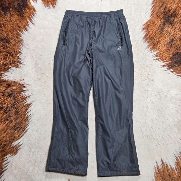 아디다스 블루 그레이 안기모 트레이닝 팬츠