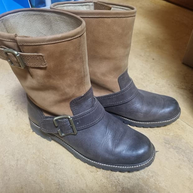 리갈 투톤레더부츠