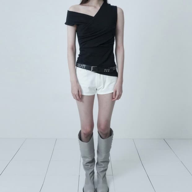 drape cross sleeveless
