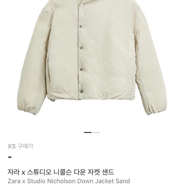 자라 스튜디오니콜슨 패딩